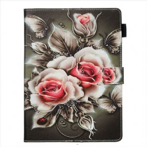 Flip Case Für Samsung Galaxy Tab S5e Blumenstrauß