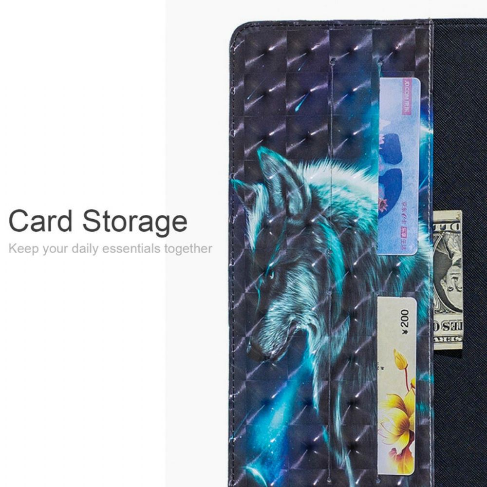 Flip Case Für Samsung Galaxy Tab S5e Wilder Wolf