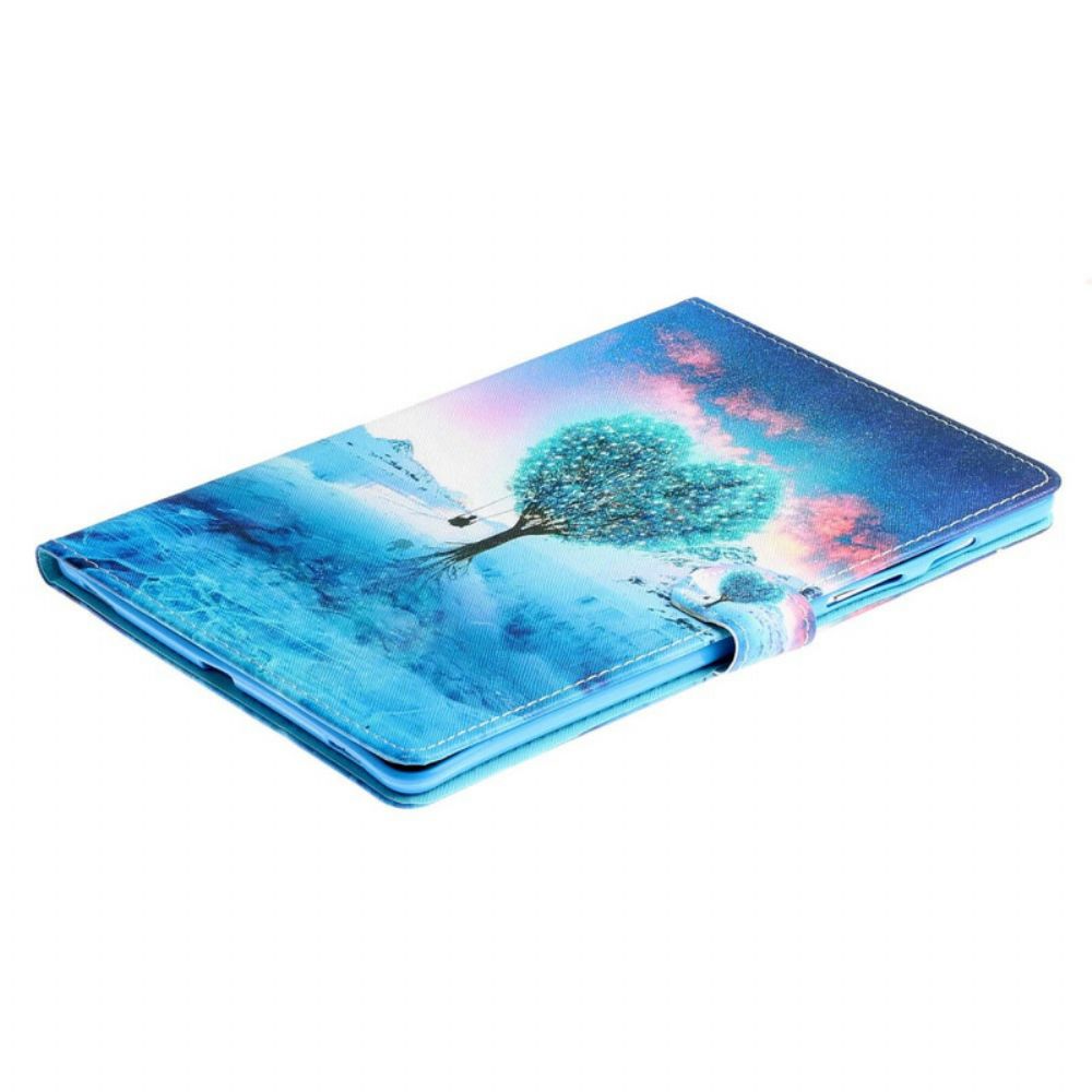 Lederhüllen Für Samsung Galaxy Tab S5e Herzbaum
