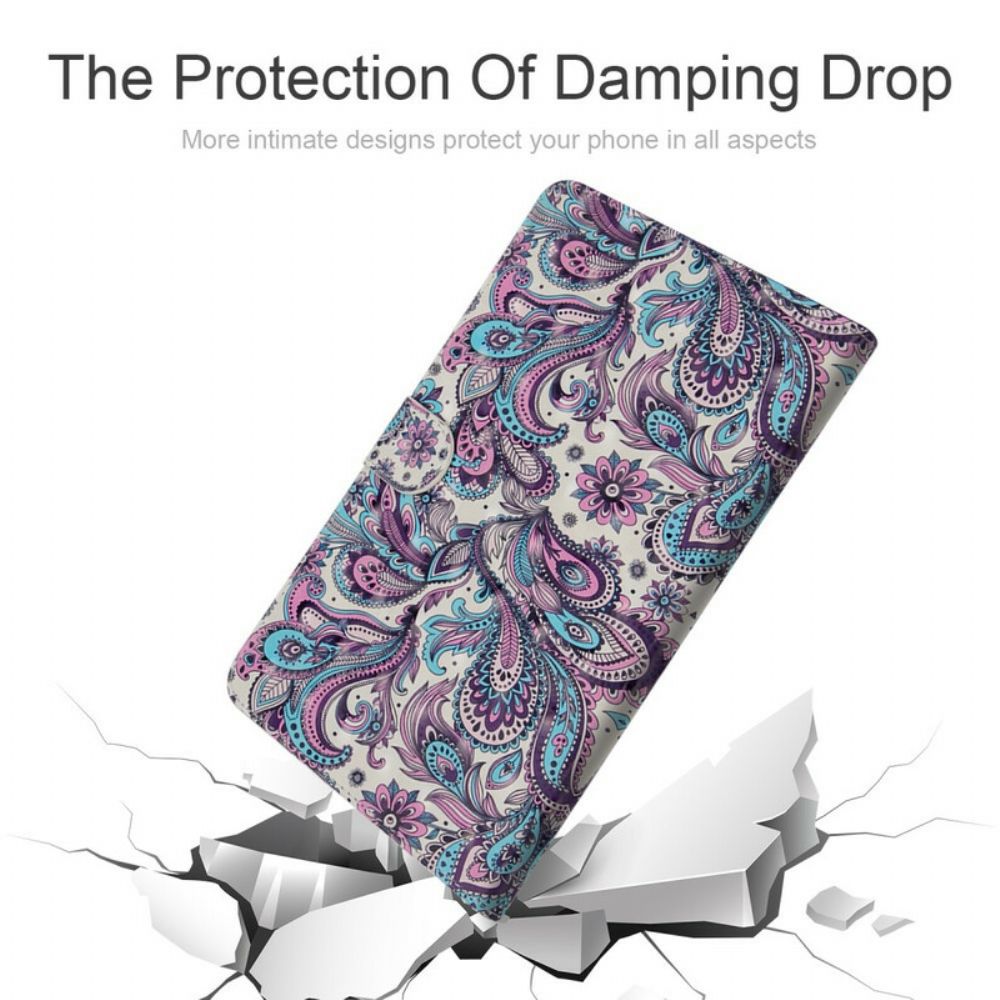 Lederhüllen Für Samsung Galaxy Tab S5e Paisley-muster