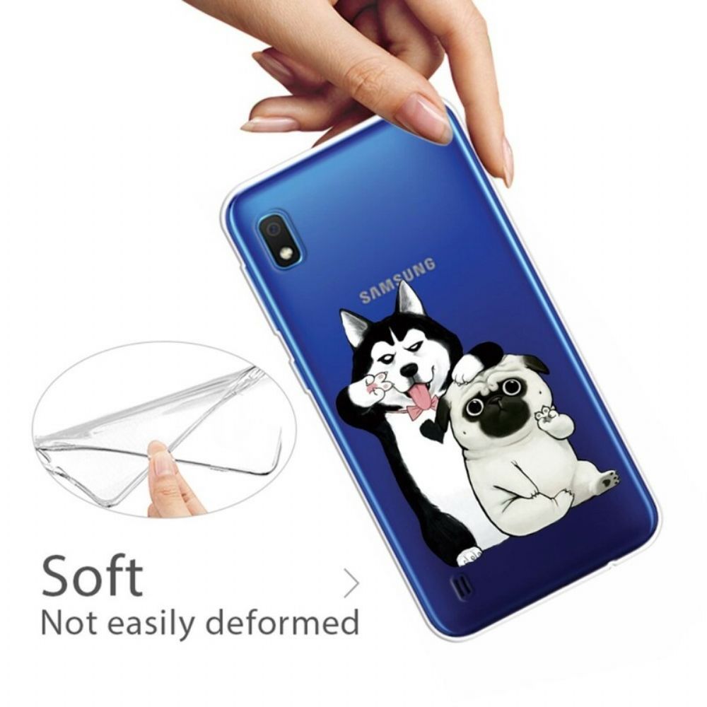 Handyhülle Für Samsung Galaxy A10 Lustige Hunde