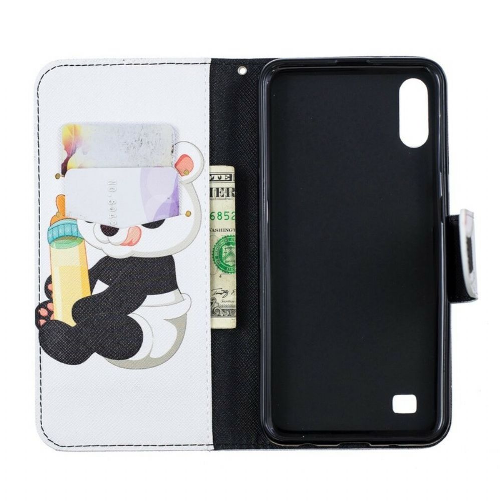 Lederhüllen Für Samsung Galaxy A10 Baby-panda
