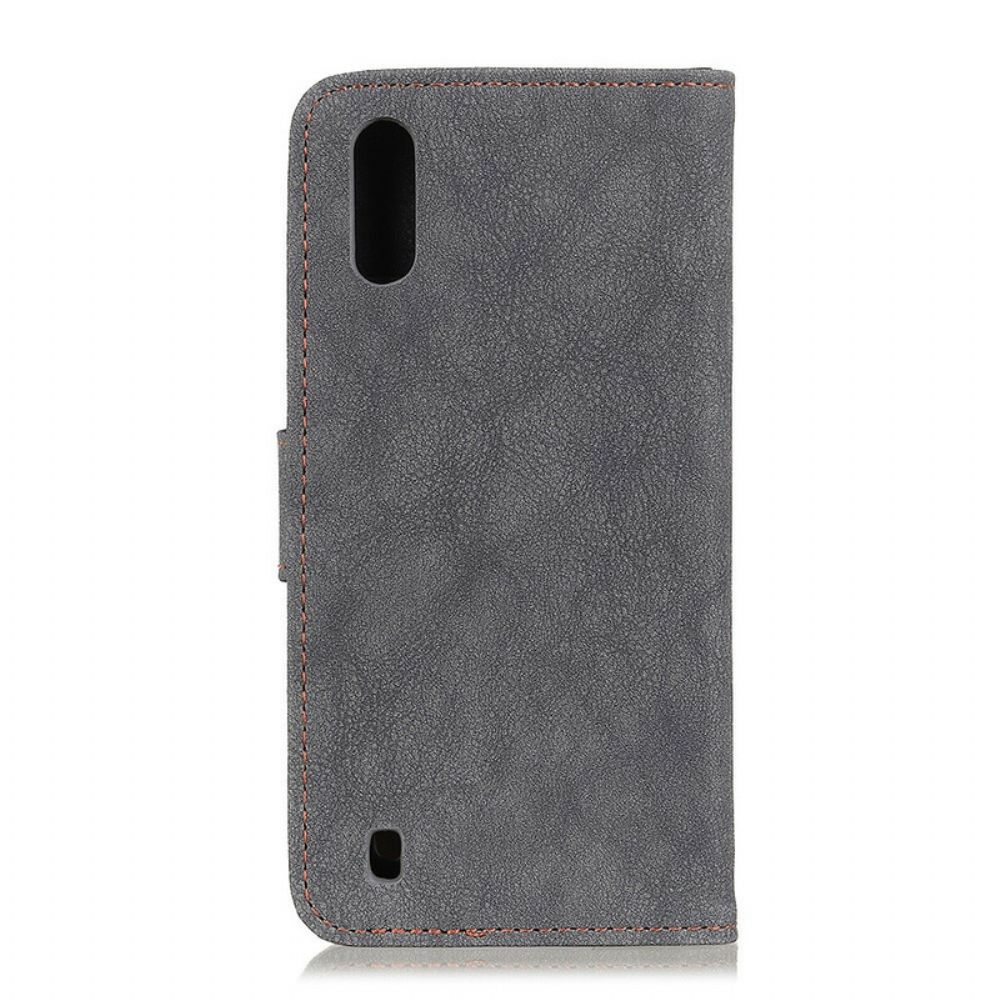 Lederhüllen Für Samsung Galaxy A10 Retro Split Kunstleder Khazneh