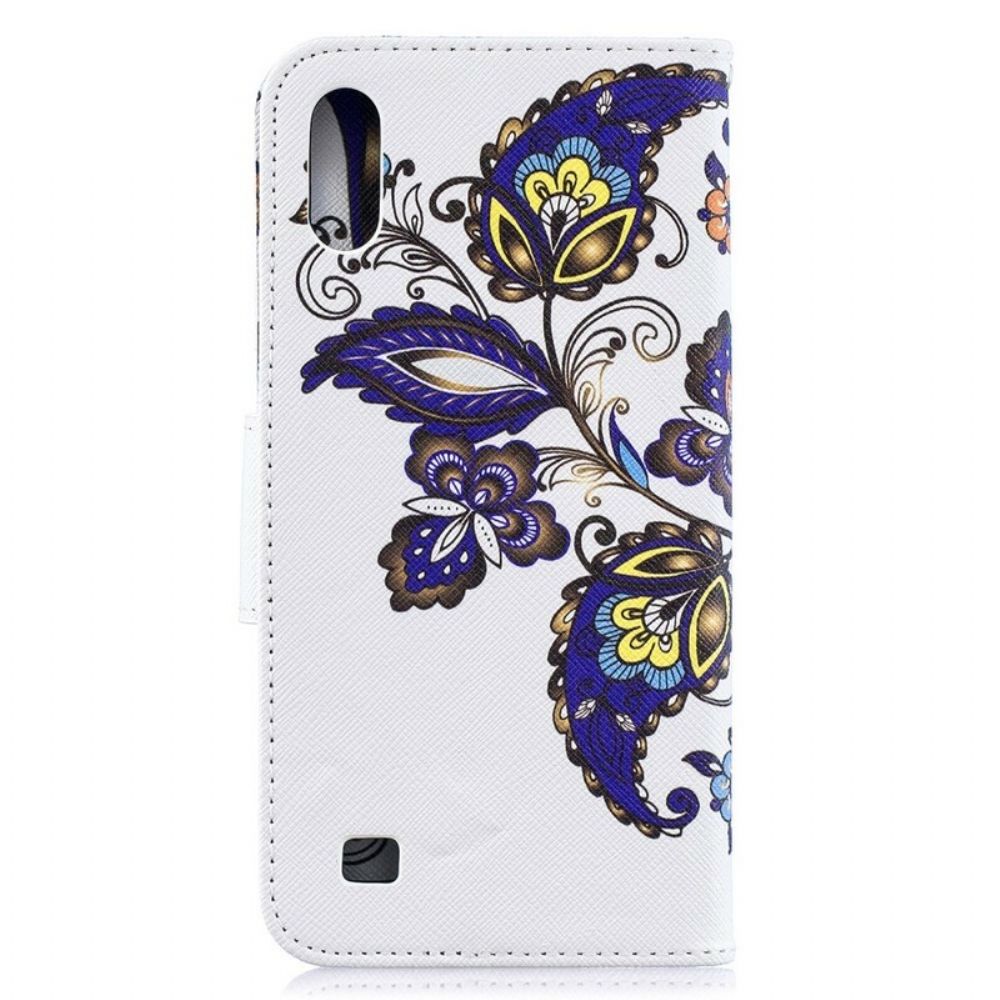 Lederhüllen Für Samsung Galaxy A10 Schmetterlings-tattoo