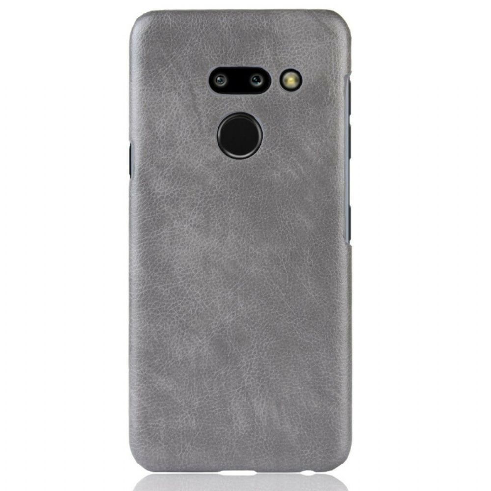 Hülle Für LG G8 ThinQ Lichi-leder-effekt