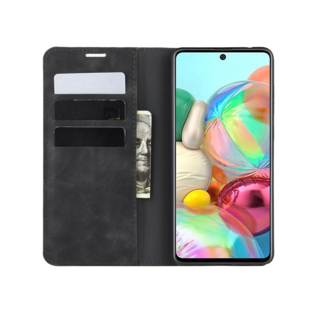 Schutzhülle Für Samsung Galaxy Note 10 Lite Flip Case Schicker Ledereffekt