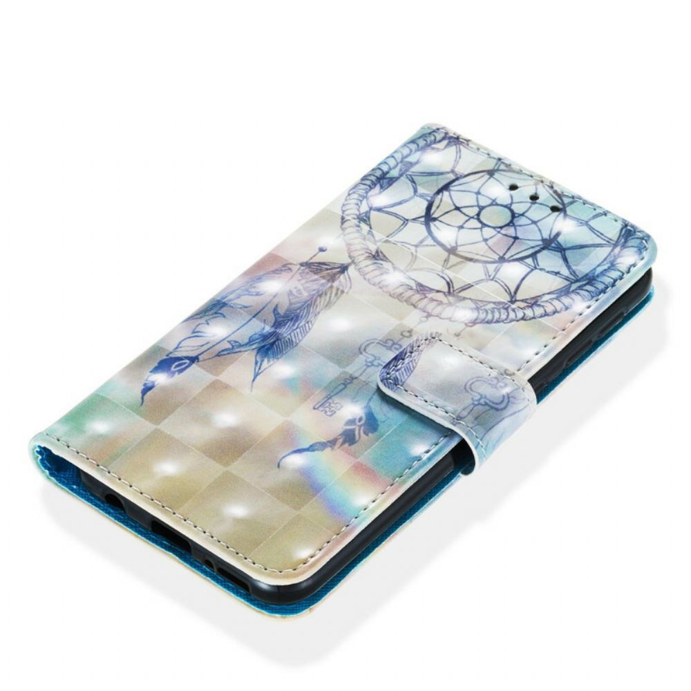 Flip Case Für Samsung Galaxy A10e Wasserfarbener Traumfänger