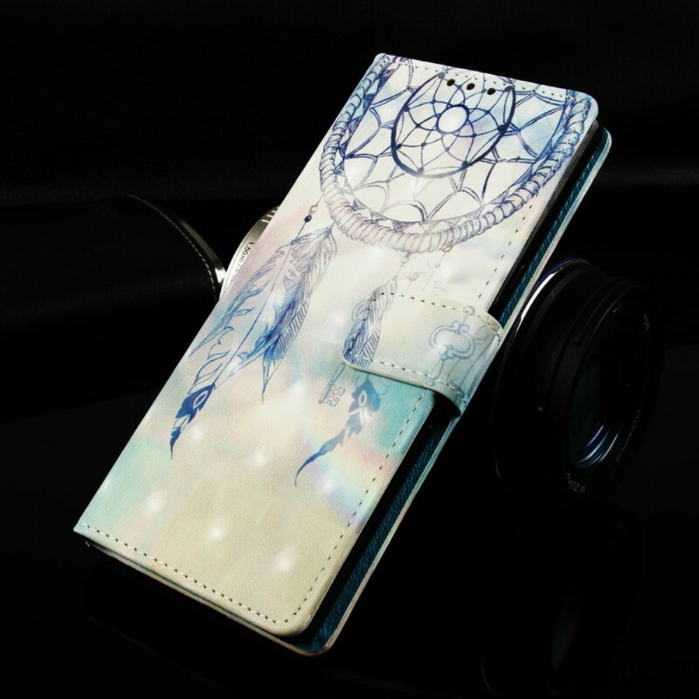 Flip Case Für Samsung Galaxy A10e Wasserfarbener Traumfänger