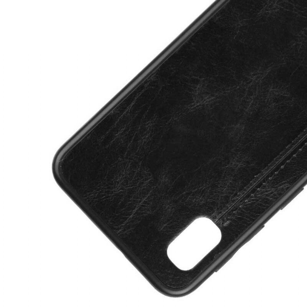 Handyhülle Für Samsung Galaxy A10e Nähte Lederoptik