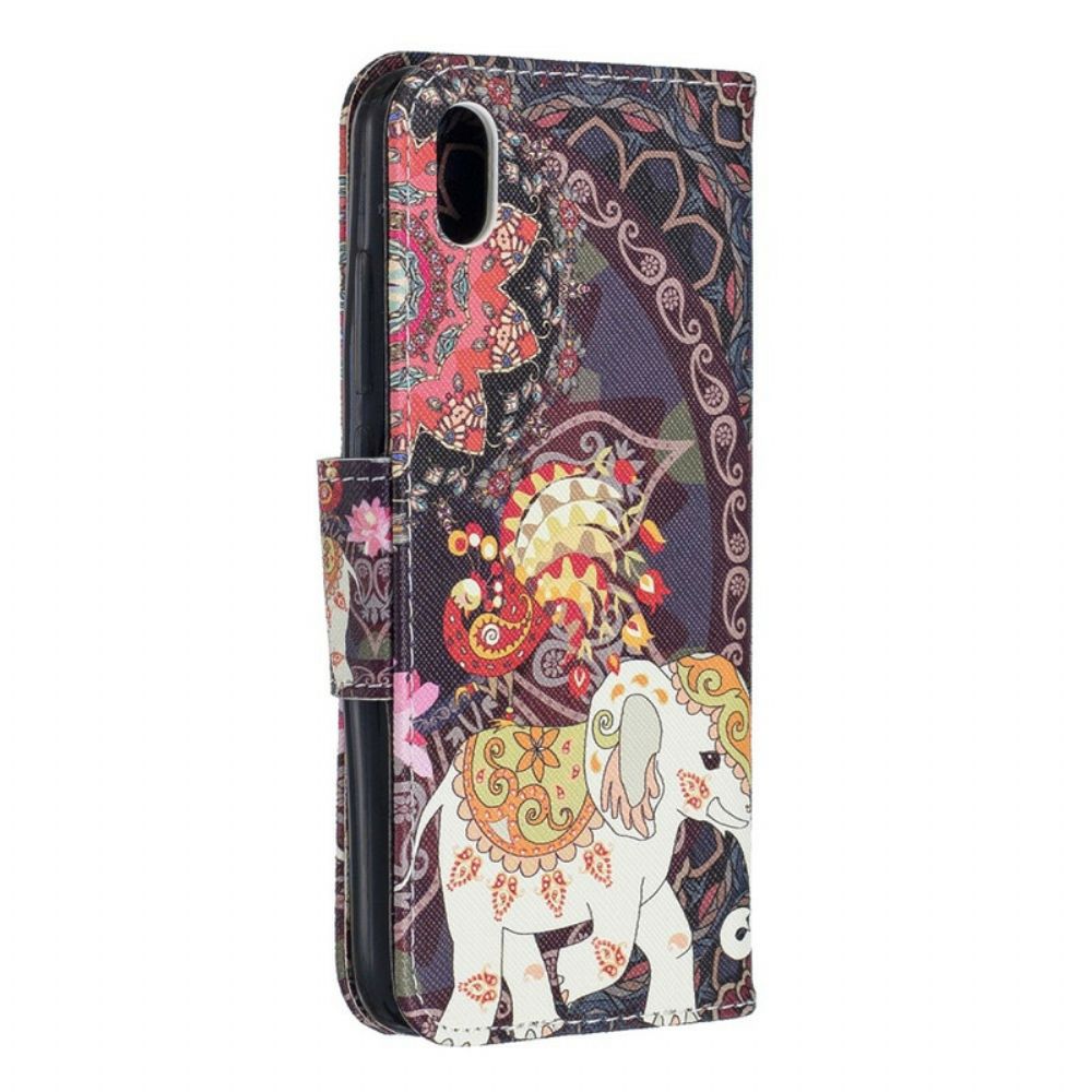 Flip Case Für Xiaomi Redmi 7A Indische Elefanten