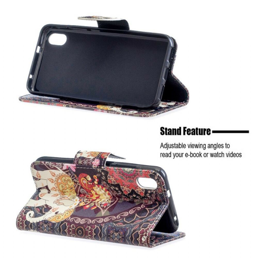Flip Case Für Xiaomi Redmi 7A Indische Elefanten