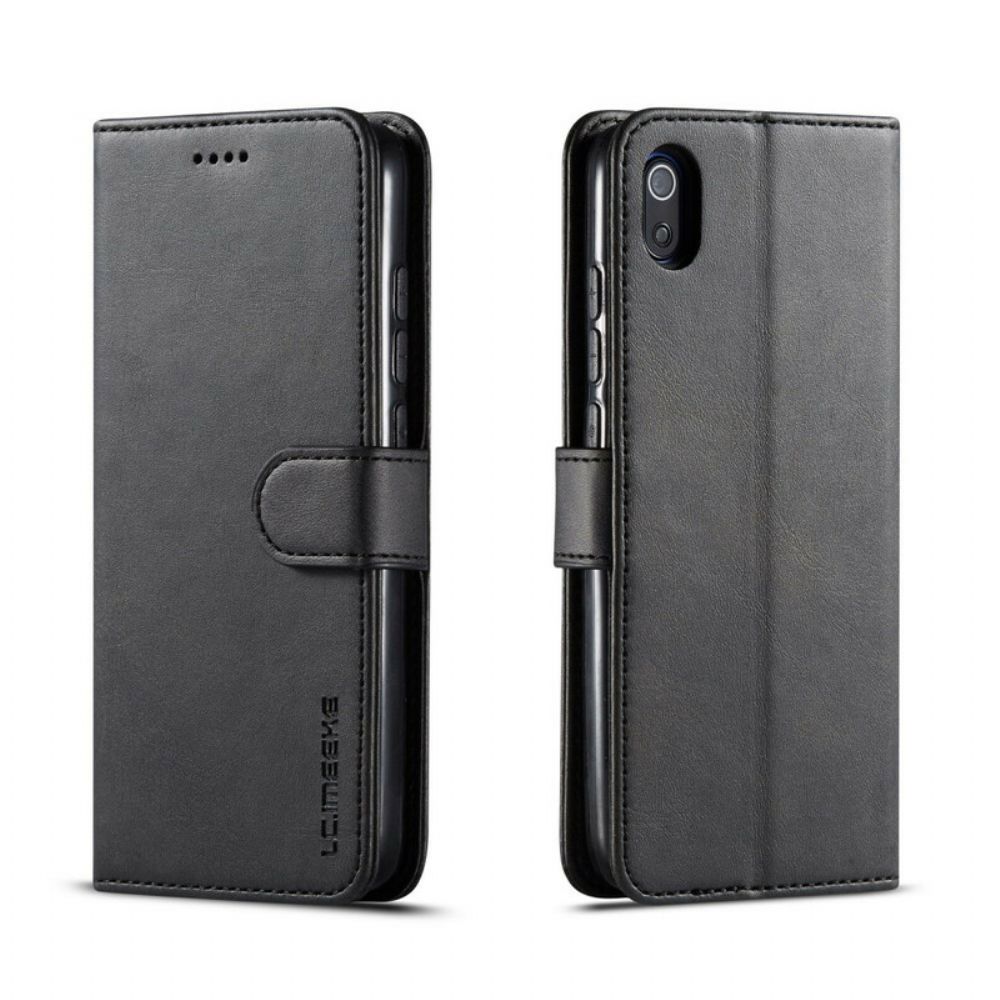 Flip Case Für Xiaomi Redmi 7A Lc.imeeke Ledereffekt