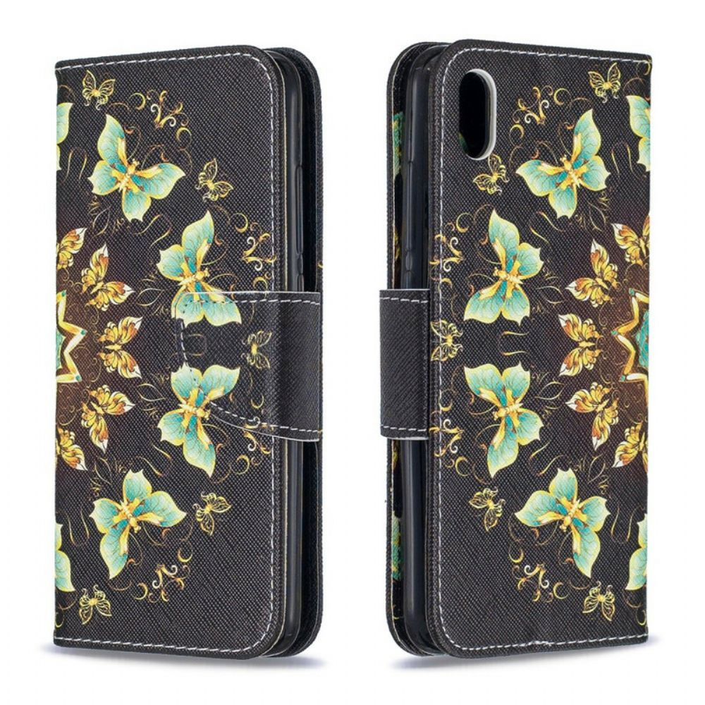Flip Case Für Xiaomi Redmi 7A Schmetterlings-mandala