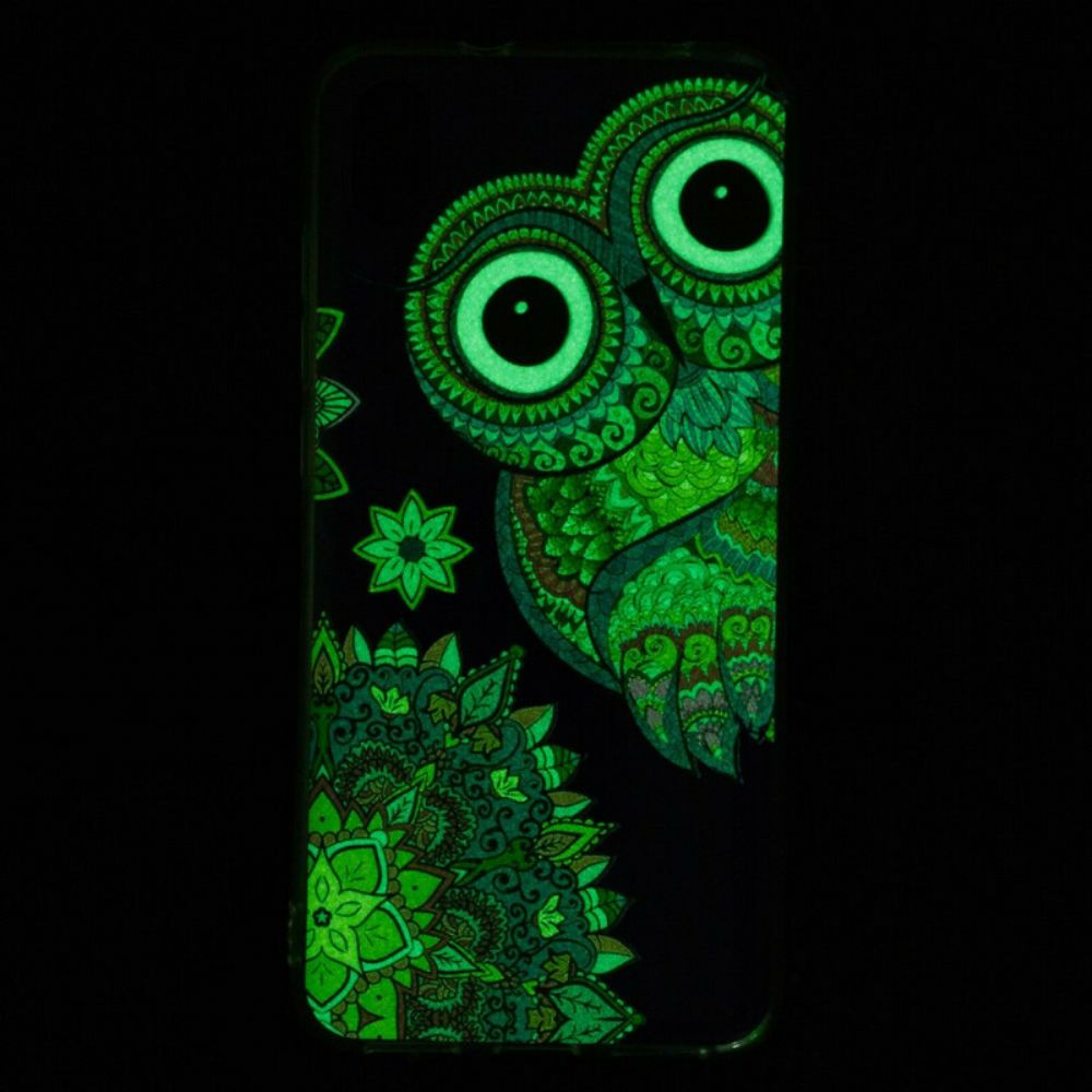 Hülle Für Xiaomi Redmi 7A Fluoreszierende Eule