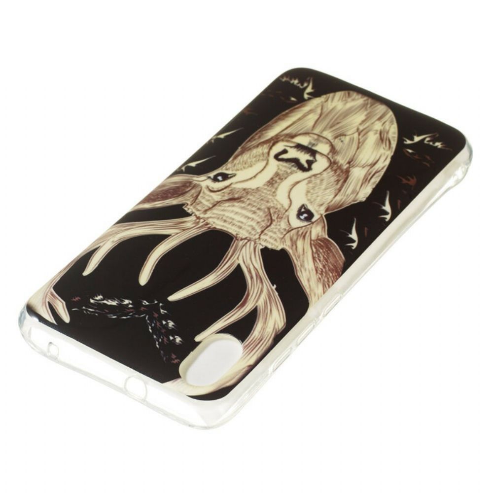 Hülle Für Xiaomi Redmi 7A Fluoreszierender Majestätischer Hirsch