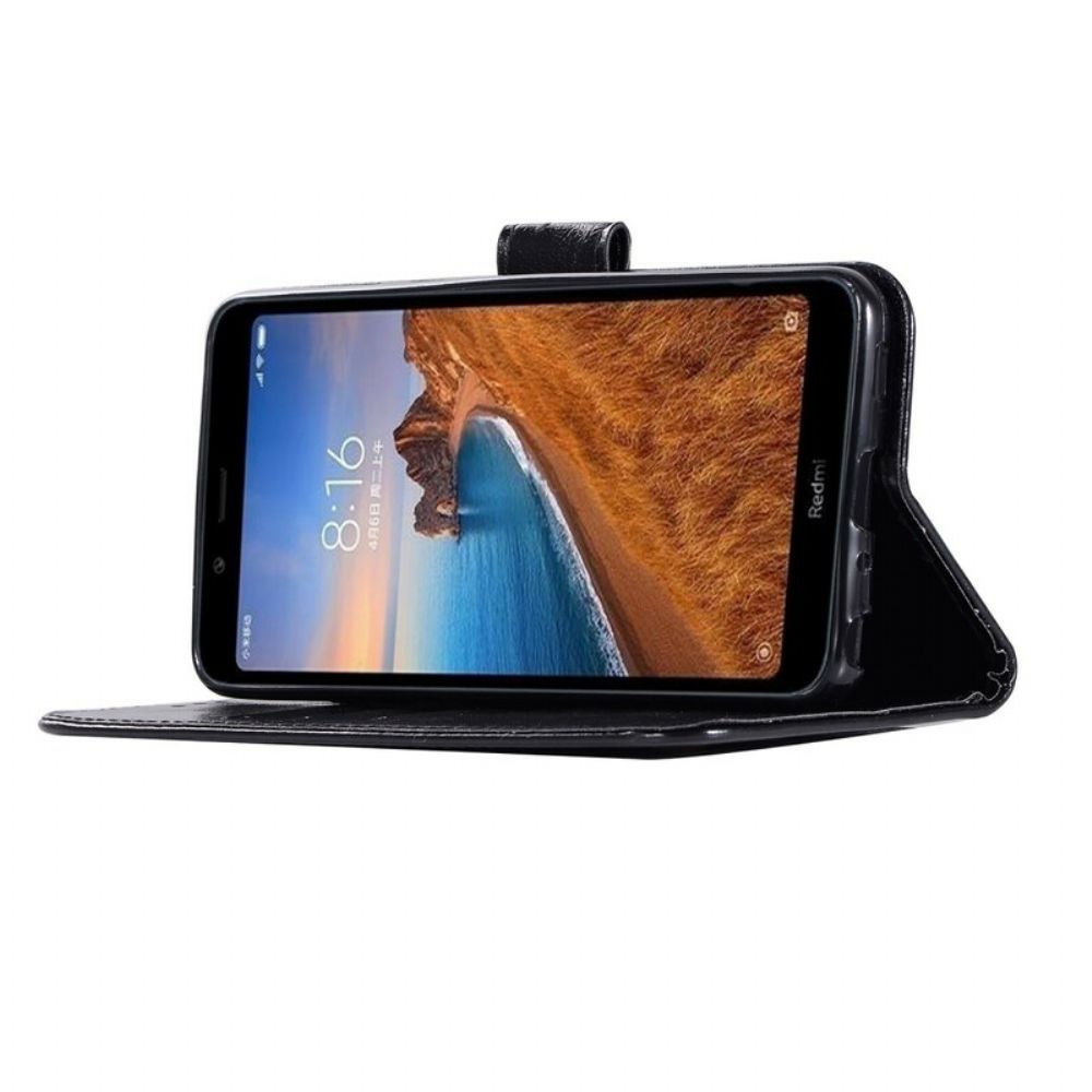 Lederhüllen Für Xiaomi Redmi 7A Mit Kordel Vintage Kunstlederarmband