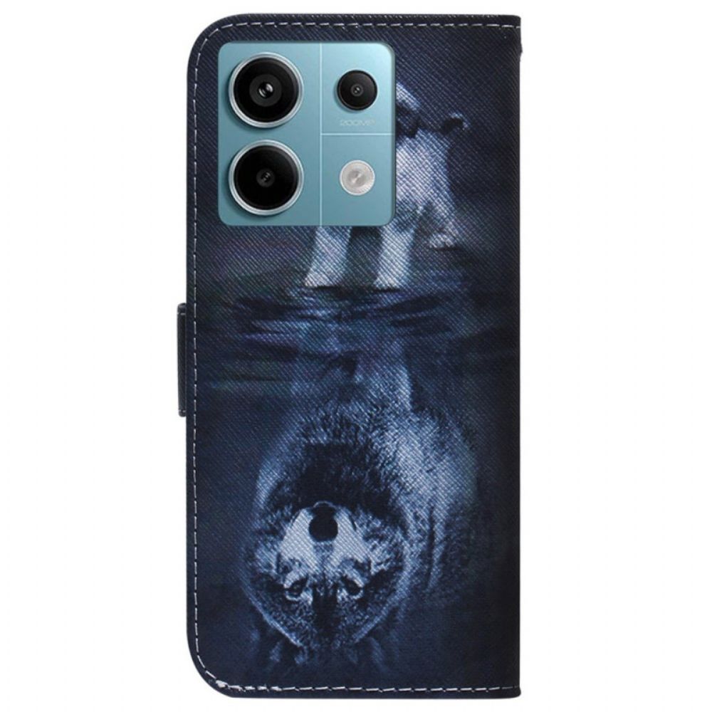 Lederhüllen Für Xiaomi Redmi Note 13 Pro 5g Welpentraum