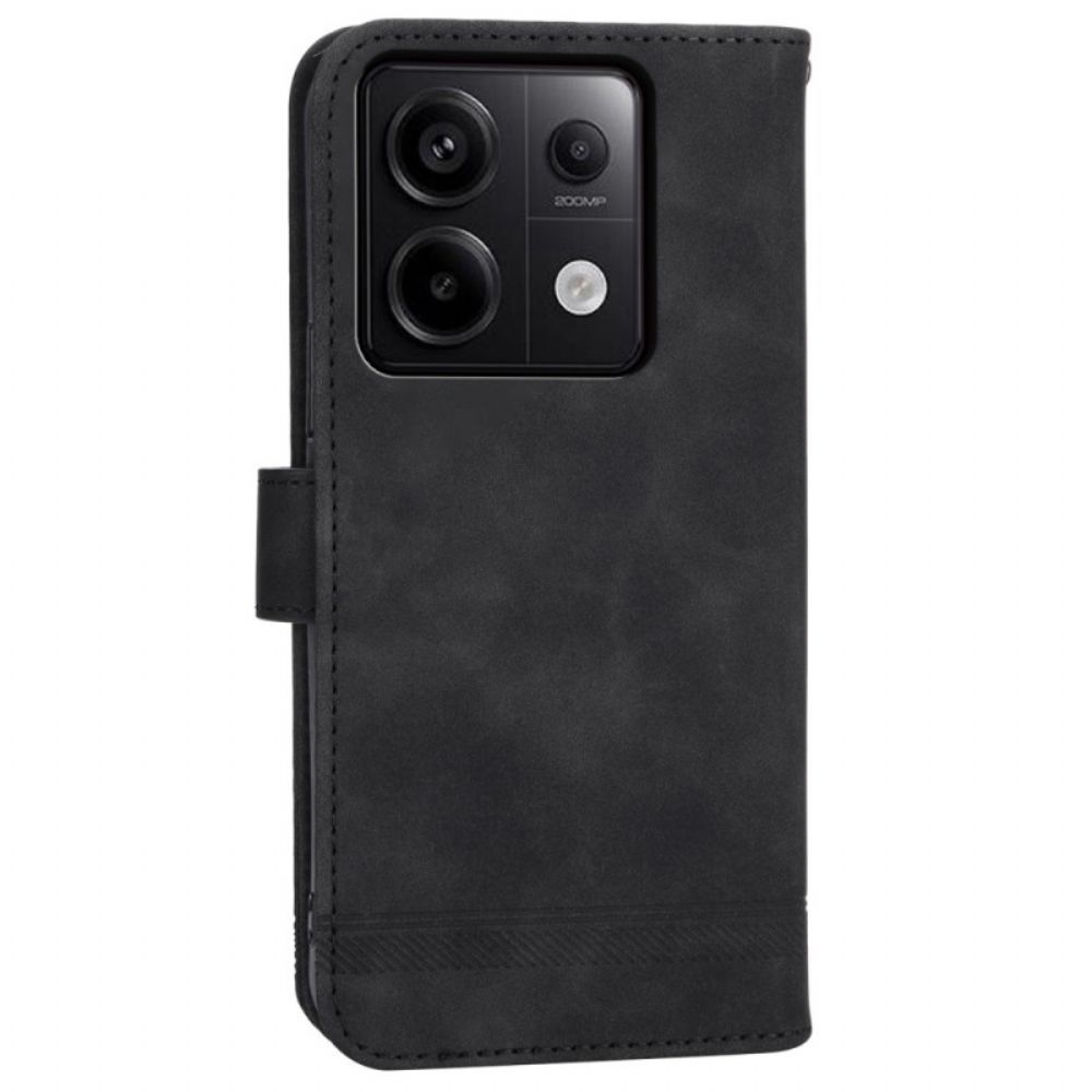 Lederhüllen Xiaomi Redmi Note 13 Pro 5g Handyhülle Dierfeng In Lanière