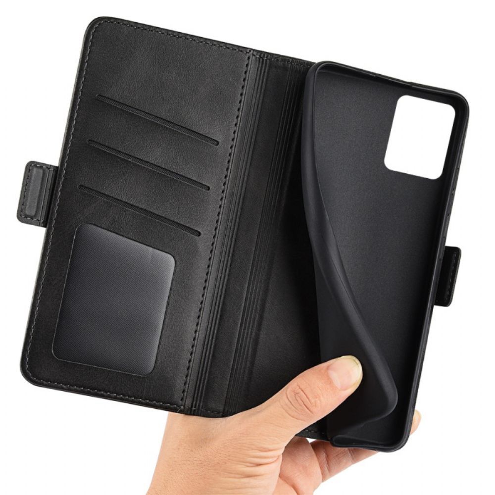 Flip Case Für Realme C35 Springfähiges Flexibles Silikon
