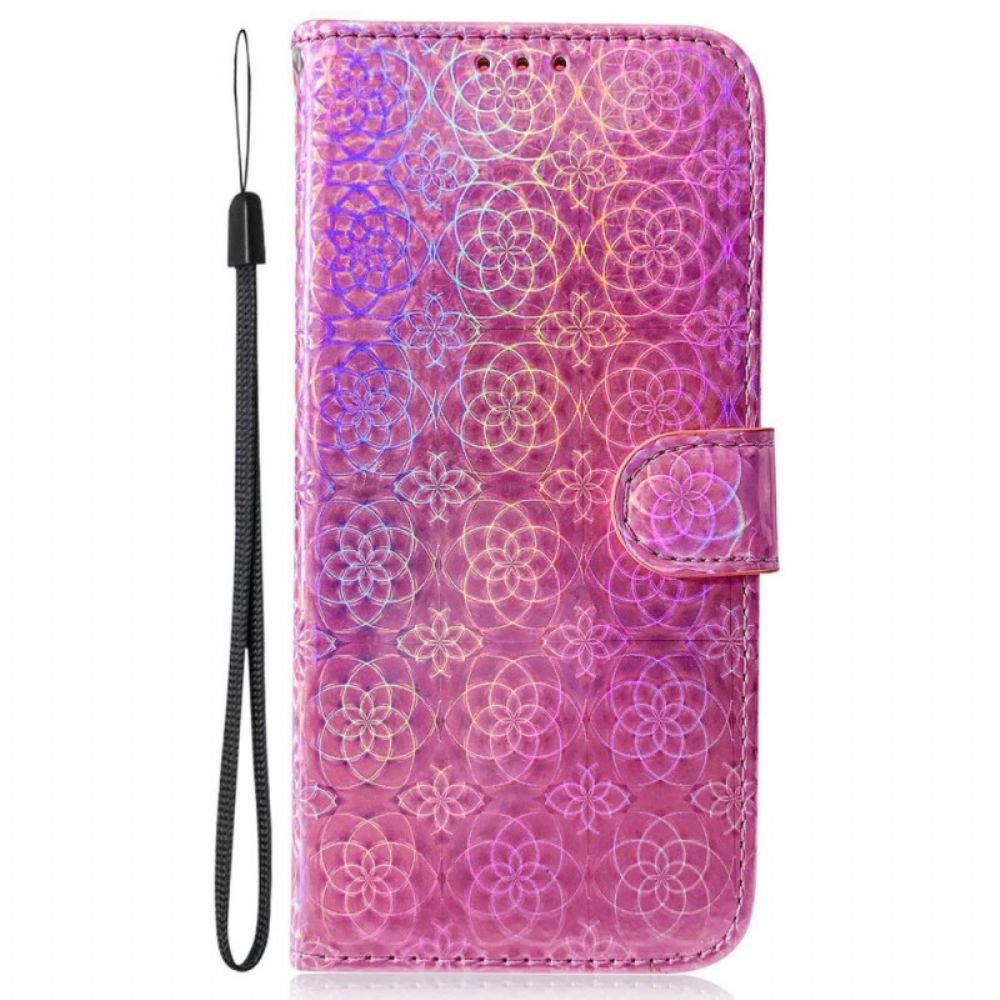 Flip Case Für iPhone 14 Pro Disco-stil