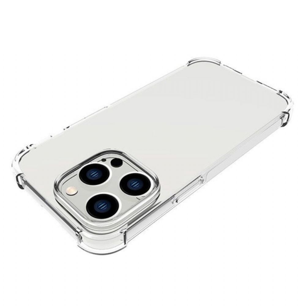 Handyhülle Für iPhone 14 Pro Transparente Verstärkte Ecken