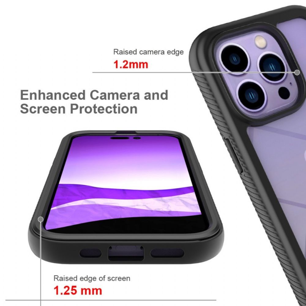 Hülle Für iPhone 14 Pro Hybridrahmenstoßstange