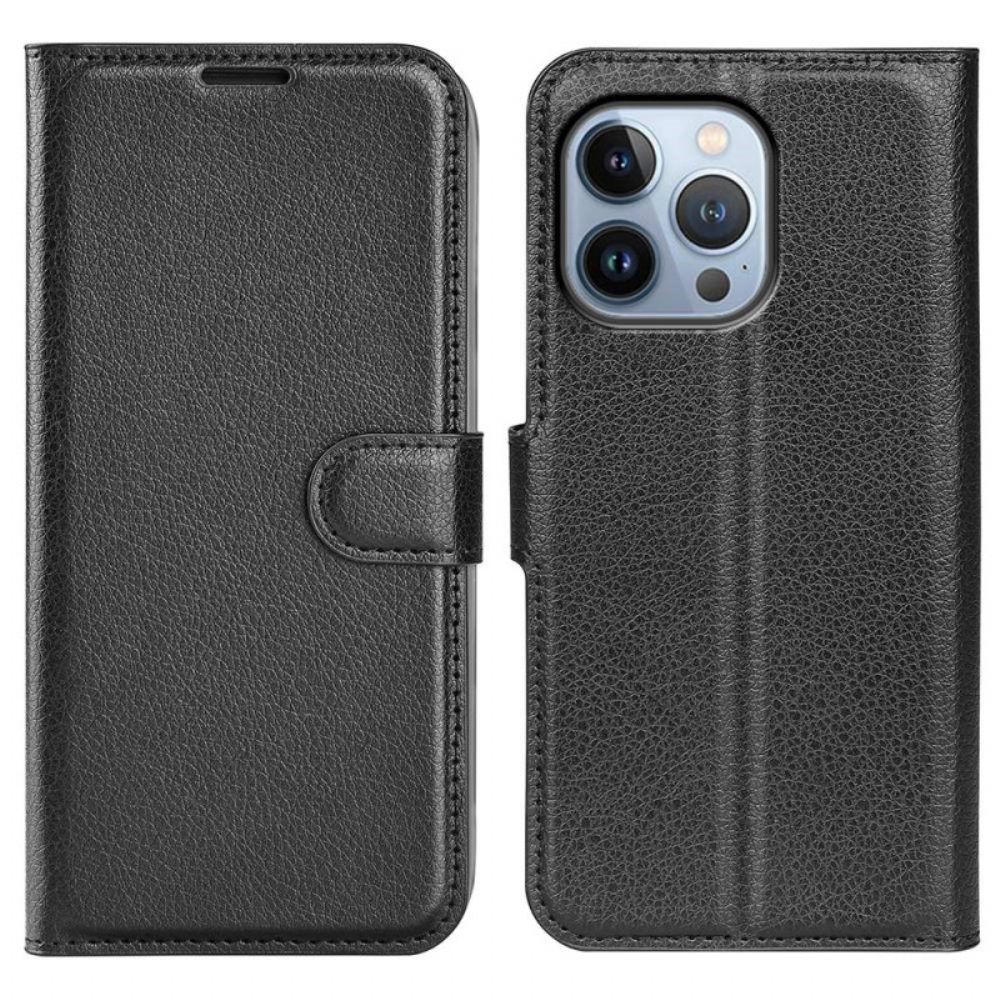 Lederhüllen Für iPhone 14 Pro Klassisch