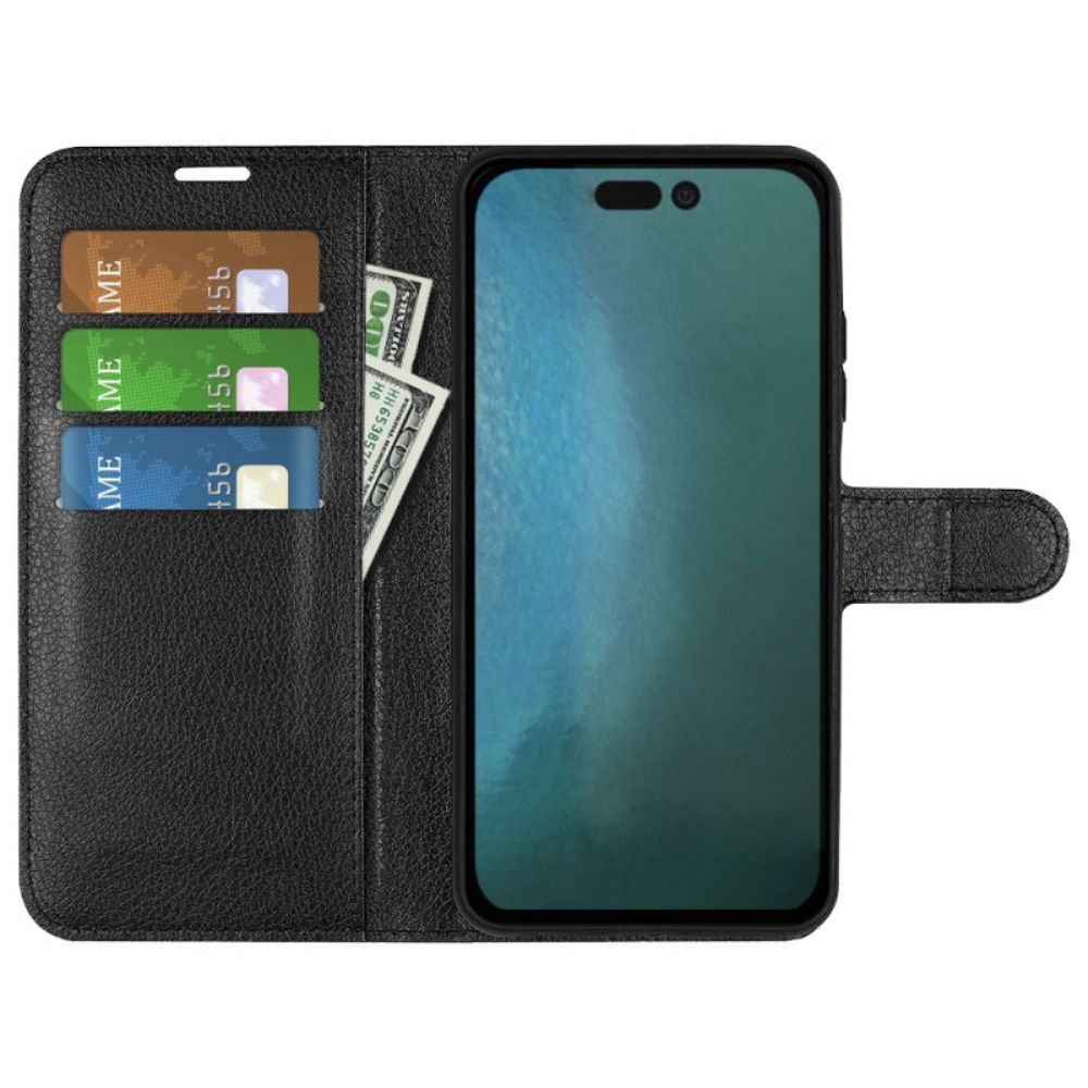 Lederhüllen Für iPhone 14 Pro Klassisch