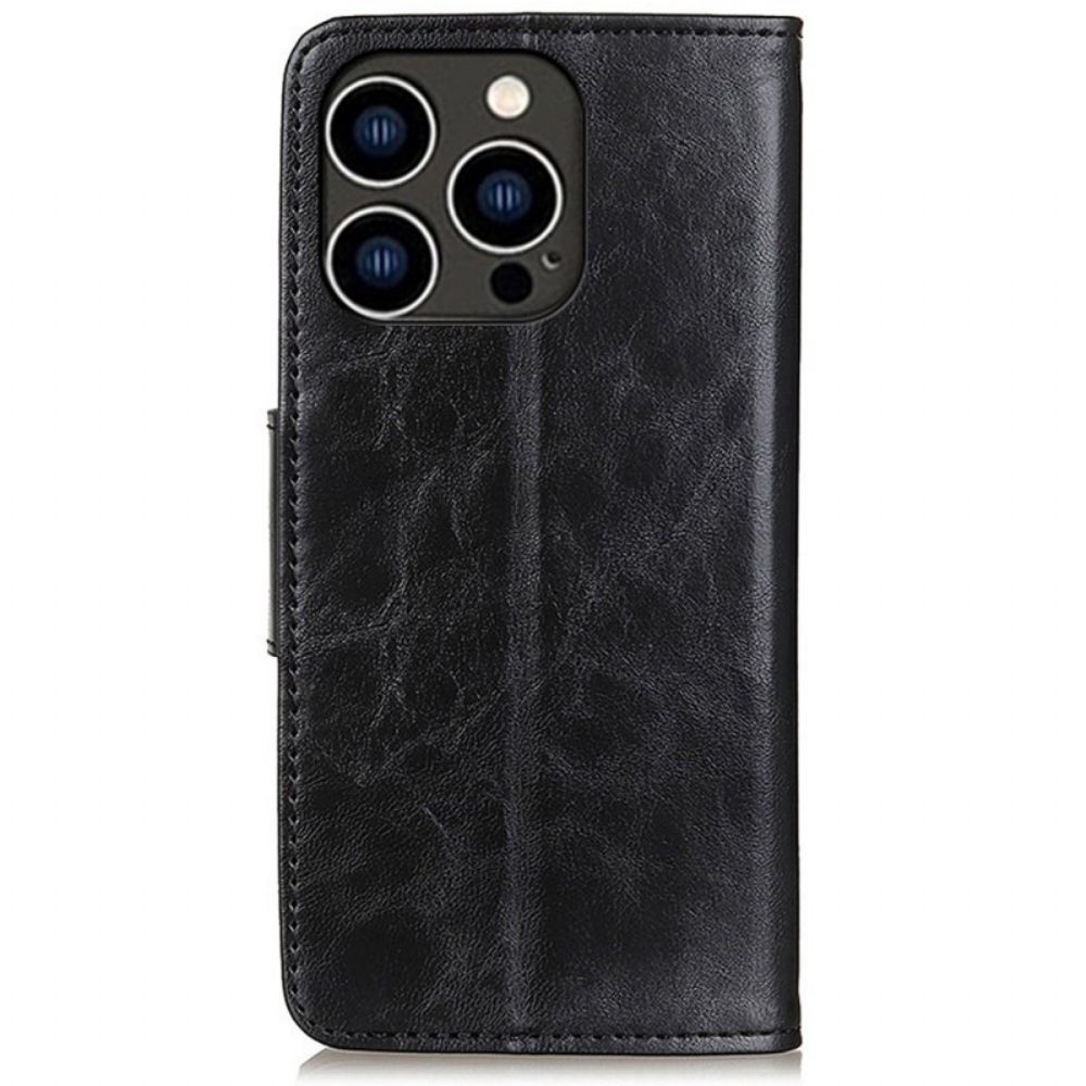 Lederhüllen Für iPhone 14 Pro Spaltleder