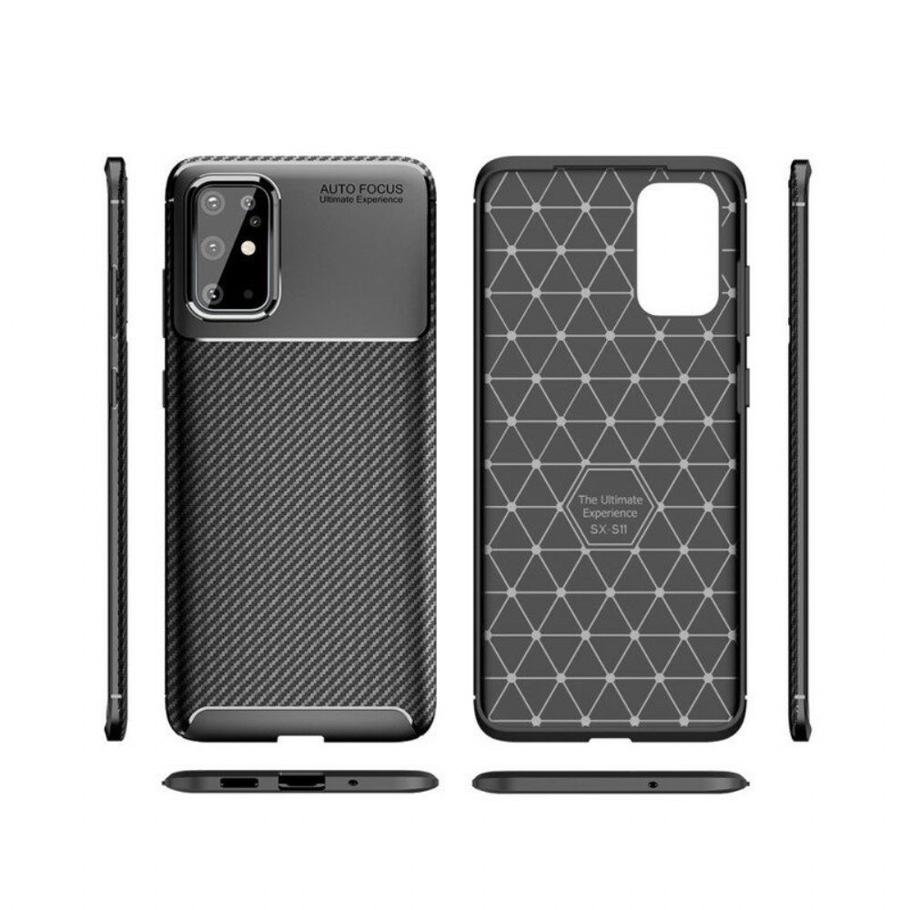 Hülle Für Samsung Galaxy S20 Plus / S20 Plus 5G Flexible Kohlefaserstruktur