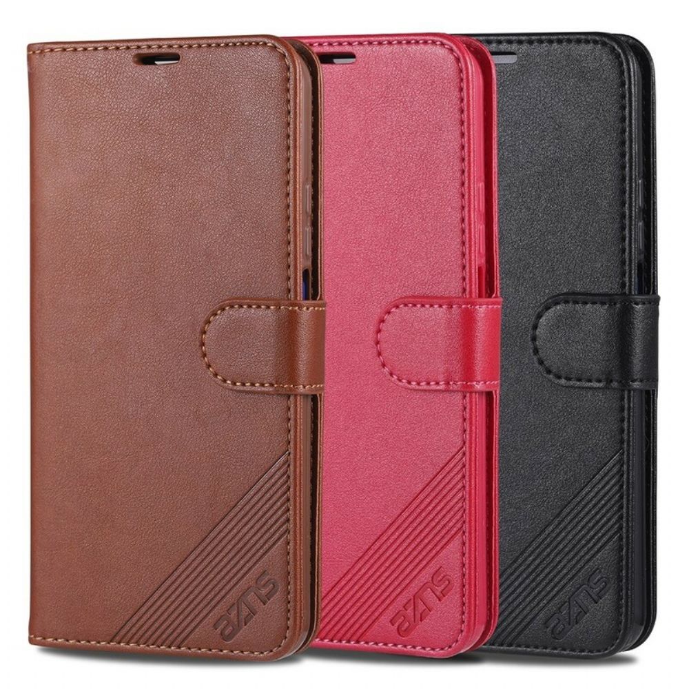 Flip Case Für Huawei Nova 5T / Honor 20 Azns Kunstleder