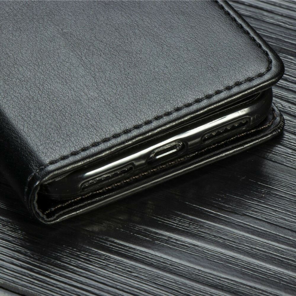 Flip Case Für Huawei Nova 5T / Honor 20 Kunstleder Und Vintage-verschluss