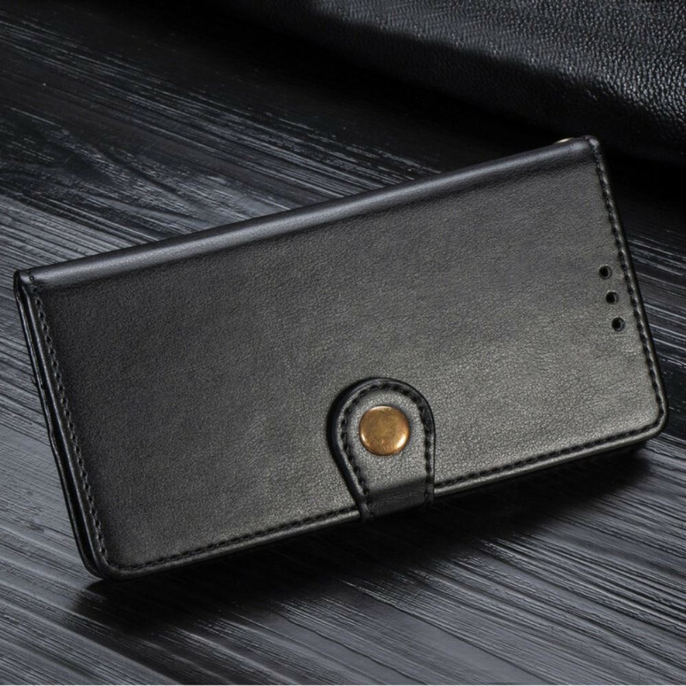 Flip Case Für Huawei Nova 5T / Honor 20 Kunstleder Und Vintage-verschluss