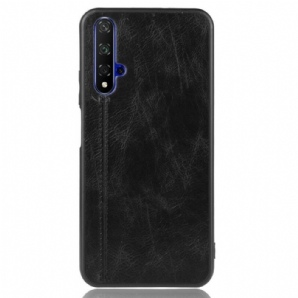 Hülle Für Huawei Nova 5T / Honor 20 Style Ledernähte