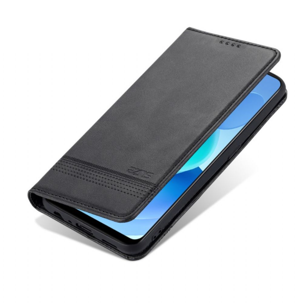 Schutzhülle Für Oppo A74 4G Flip Case Azns Kunstleder