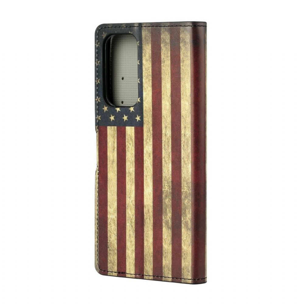 Flip Case Für Xiaomi Mi 10T / 10T Pro Amerikanische Flagge