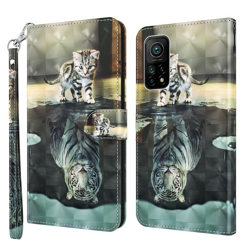 Flip Case Für Xiaomi Mi 10T / 10T Pro Ernst Der Tiger