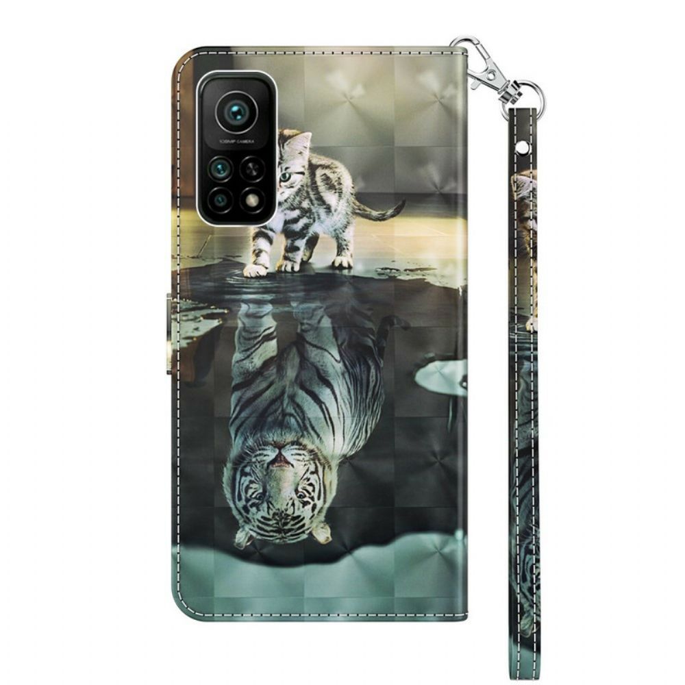 Flip Case Für Xiaomi Mi 10T / 10T Pro Ernst Der Tiger