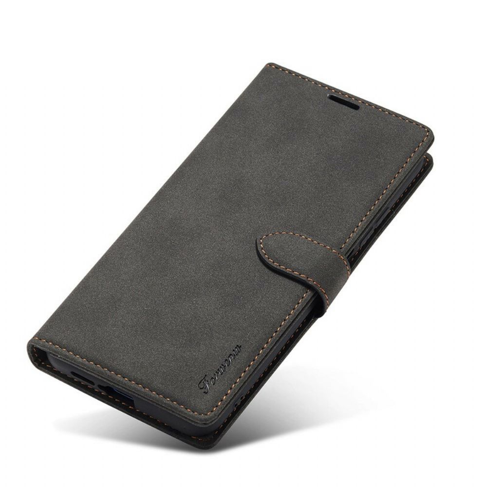 Flip Case Für Xiaomi Mi 10T / 10T Pro Ledereffekt Vorw