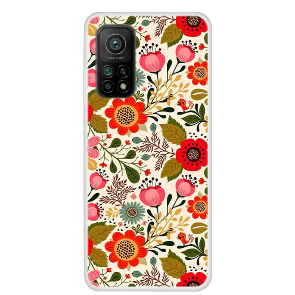 Hülle Für Xiaomi Mi 10T / 10T Pro Blumenteppich