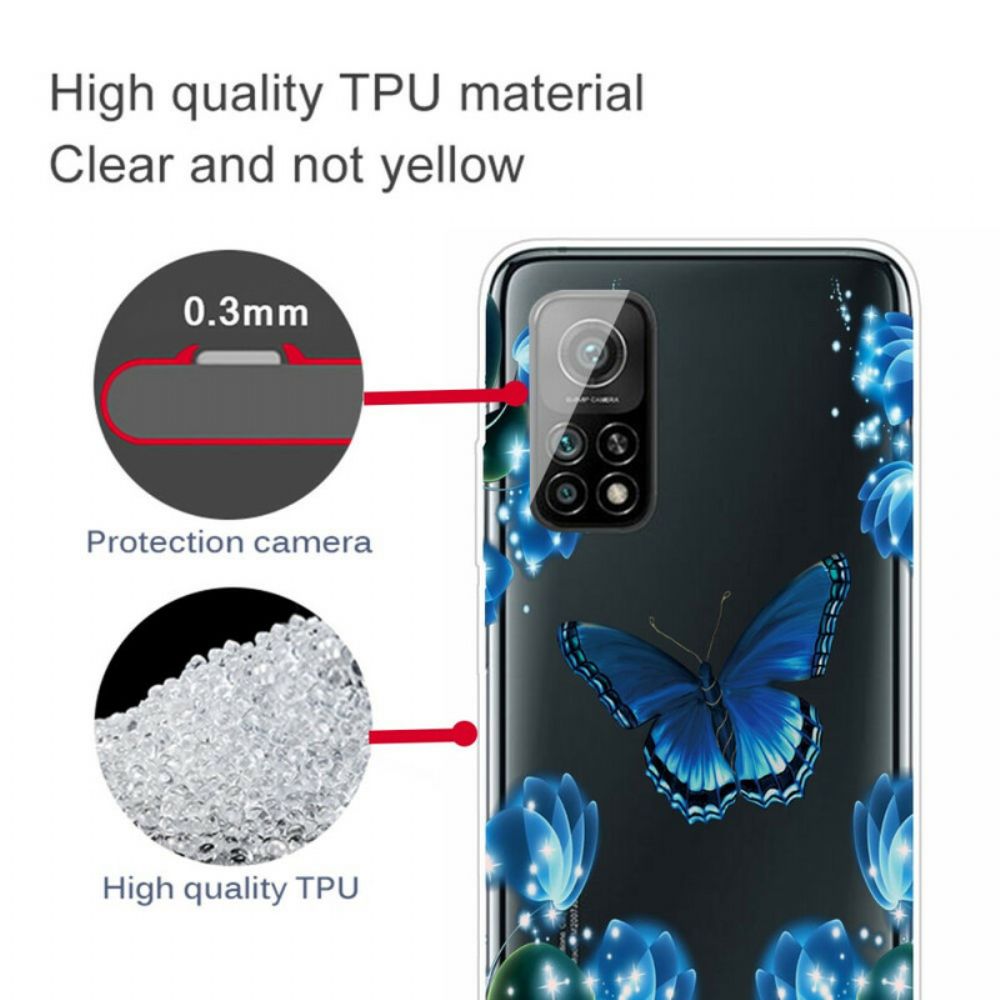 Hülle Für Xiaomi Mi 10T / 10T Pro Luxus-schmetterling