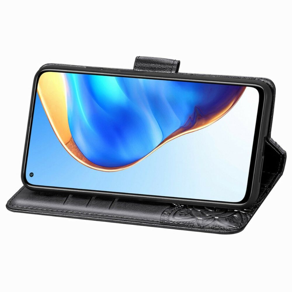 Lederhüllen Für Xiaomi Mi 10T / 10T Pro Halbe Schmetterlinge