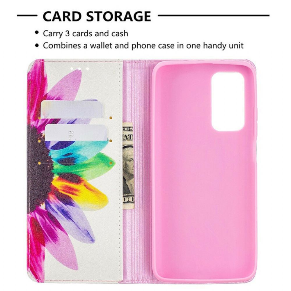Schutzhülle Für Xiaomi Mi 10T / 10T Pro Flip Case Aquarell Blume