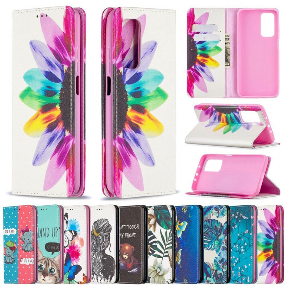 Schutzhülle Für Xiaomi Mi 10T / 10T Pro Flip Case Aquarell Blume