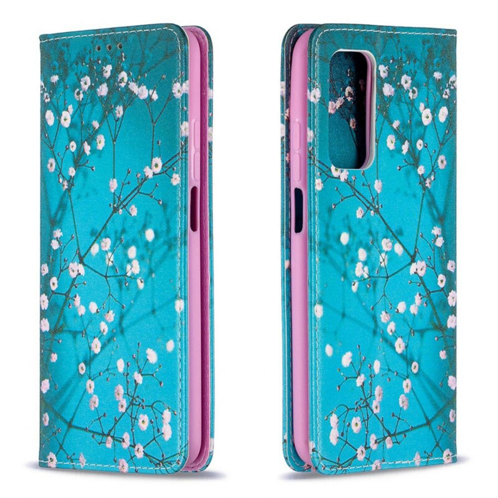 Schutzhülle Für Xiaomi Mi 10T / 10T Pro Flip Case Blühende Zweige