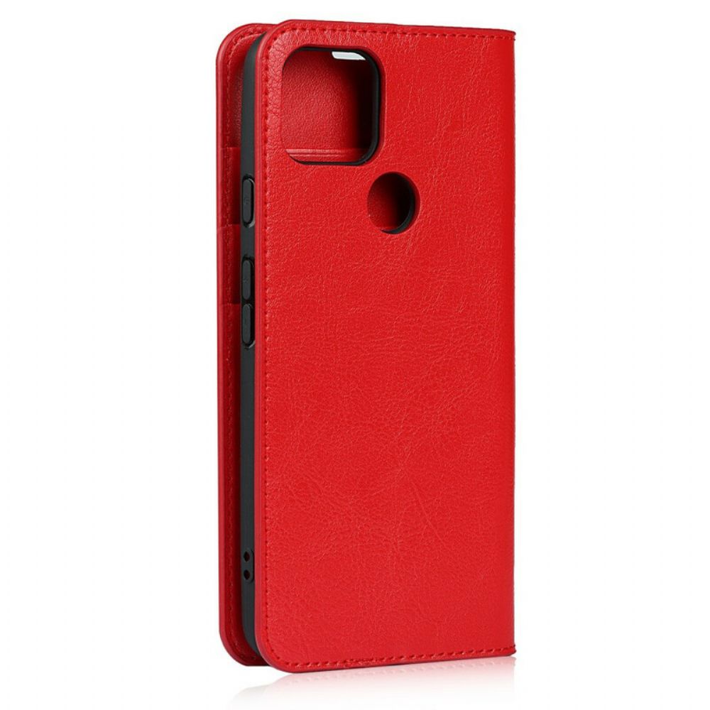 Schutzhülle Für Google Pixel 5A Flip Case Echtes Leder