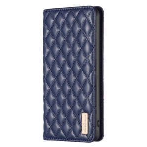 Flip Case Für iPhone 16 Plus Gesteppt Binfen Color