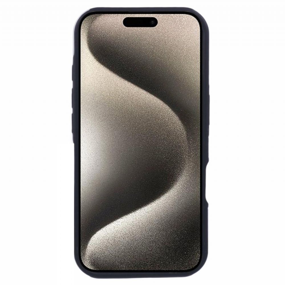 Hülle Für iPhone 16 Plus Drehstütze Mit Metalleffekt