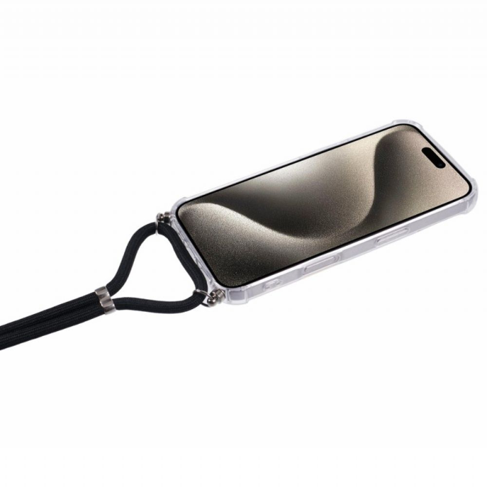 Hülle iPhone 16 Plus Transparente Kordel