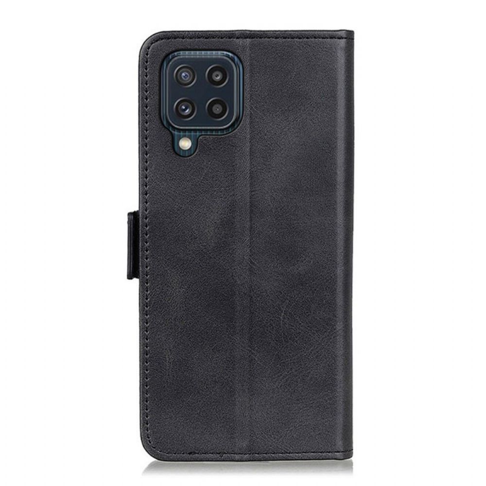 Flip Case Für Samsung Galaxy M32 Flip Case Doppelklappe